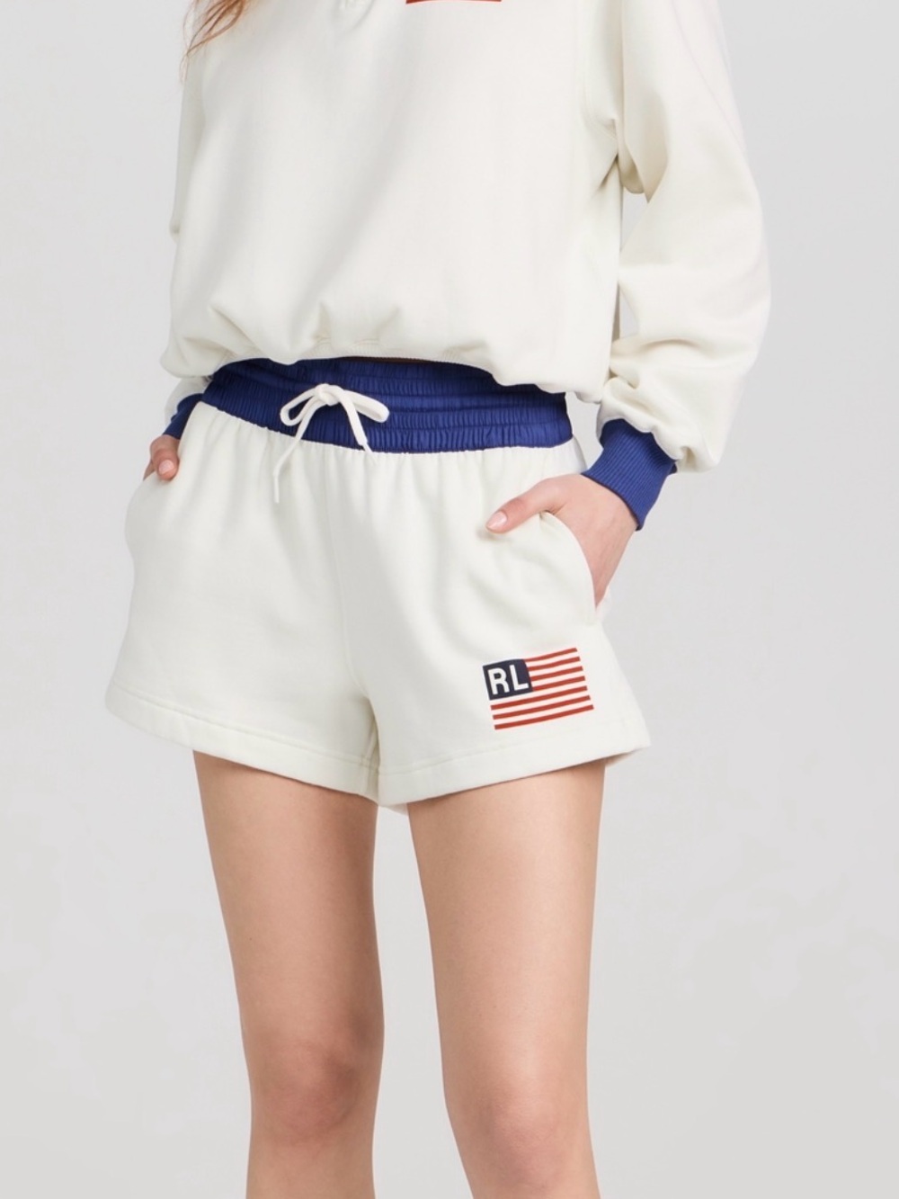 Polo RL Flag Fleece Drawstring shorts